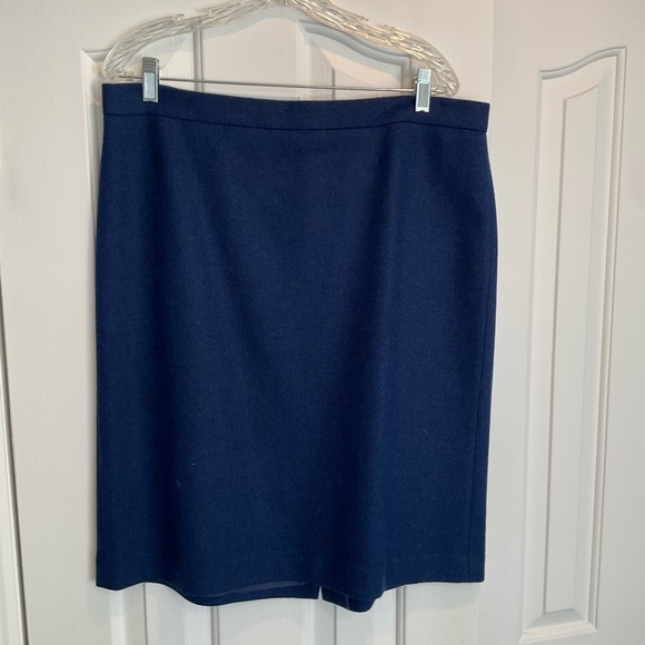 Pointelle Organic Cotton Summer Skirt Blue